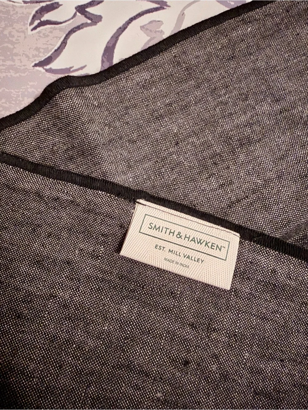 Smith & Hawken Charcoal Grey Cloth Napkins (Set of 4)